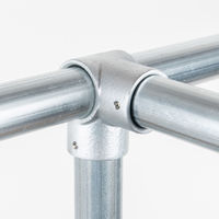 グリーンクロス 単管用ジョイント金具 Zタイプ 中間コーナー継ぎ Z-1-3K 1個（直送品）