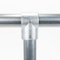 グリーンクロス 単管用ジョイント金具 Zタイプ 貫通T継ぎ Z-3-2T 1個（直送品）