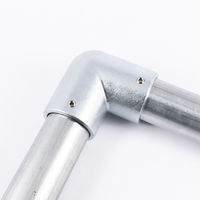 グリーンクロス 単管用ジョイント金具 Zタイプ L継ぎ エルボ Z-4-2L 1個（直送品）