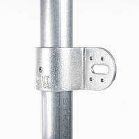 グリーンクロス 単管用ジョイント金具 Zタイプ シングル羽根付き 板留 Z-8-1SB 1個（直送品）