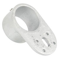 グリーンクロス 単管用ジョイント金具 Zタイプ シングル羽根付き ベース Z-9-1Z 1個（直送品）