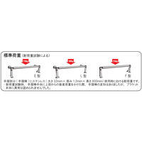 フジテックジャパン システムブラケット E型 32 左 (32mm規格) 1100100011857 1個（直送品）