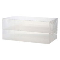 LIV PLUS ベストコ ブーツボックス 靴 収納 サイドオープン 2個 クリア ゼーエン ND-2803 1個（直送品）