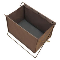 LIV PLUS ベストコ 荷物置き ボックス型 M 折りたたみ 収納 ブラウン フロアーラック ND-3584 1個（直送品）