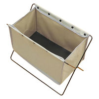 LIV PLUS ベストコ 荷物置き ボックス型 M 折りたたみ 収納 グレージュ フロアーラック ND-3585 1個（直送品）