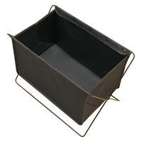 LIV PLUS ベストコ 荷物置き ボックス型 M 折りたたみ 収納 ブラック フロアーラック ND-3586 1個（直送品）