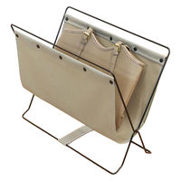 LIV PLUS ベストコ 荷物置き ハンモック型 折りたたみ 収納 グレージュ フロアーラック ND-3592 1個（直送品）