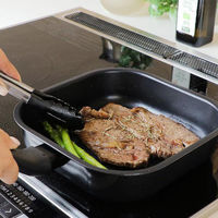 LIV PLUS フライパン 20cm IH ガス火対応 四角すぎる!フライパン ND-3632 1個（直送品）