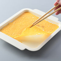 薄焼き卵レンジメーカー 249359 1個 食洗機可 レンジ調理 お弁当 時短 カワタキコーポレーション