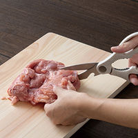 くらしあす エコなハンドル キッチンばさみ 249389 1セット（1個×5） はさみ キッチンバサミ 栓抜き