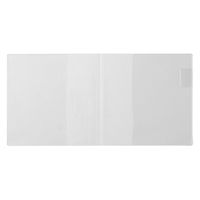 デザインフィル MDノートカバー [A5スクエア]A 透明 35660006 1セット(1個×5)（直送品）