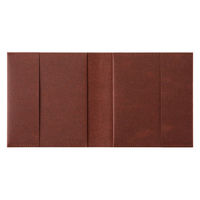 デザインフィル MDノートカバー [A5スクエア] 紙 ハードタイプA 茶 35664006 1個（直送品）