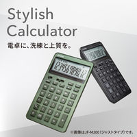 カシオ JFーM200ーBUーN/カシオ スタイリッシュ電卓 JFーM200 JF-M200-BU-N 1個
