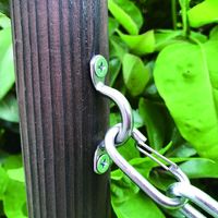 ダイドーハント DAIDOHANT ユニクロ C型フック(バネ式) 線径8mm (10個入) 10103250 1袋(10個)（直送品）