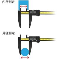 ワールドツール アストロプロダクツ AP プラスチックデジタルノギス 300mm 2001000010486 1個 665-2813（直送品）