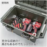 ワールドツール アストロプロダクツ APプラスチックボックス12Lオリーブドラブ PB152 2003000011524 1個（直送品）