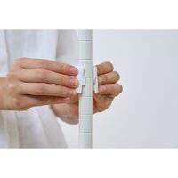 【軒先渡し】アイリスオーヤマ ハンガーワゴン 幅650×奥行430×高さ1133/1387/1641/1895mm ホワイト 1台（直送品）