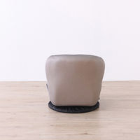 平インテリア産業 回転フロアチェア カム 360度回転式 ブラック SS-001B BK 1台（直送品）