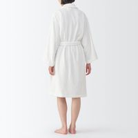 無印良品 ふっくらパイルバスローブ 男女兼用Ｌ-ＸＬ オフ白 良品計画