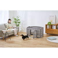 アイリスオーヤマ ペットサークル CIー6022 グレー 1台（直送品）