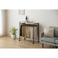 アイリスオーヤマ スラックスハンガー 幅775×奥行396×高さ795ｍｍ ナチュラル/ブラック 1台（直送品）