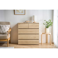 アイリスオーヤマ 組立簡単ウッドチェスト 幅790×奥行390×高さ816ｍｍ ナチュラル 1台（直送品）