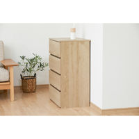 アイリスオーヤマ 組立簡単ウッドチェスト 幅590×奥行390×高さ816ｍｍ ナチュラル 1台（直送品）