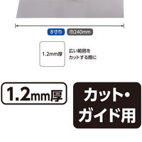 シンワ測定 地ベラ ステンレス 8寸巾 79248 1個（直送品）