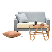 【軒先渡し】光製作所 2way フェミニンソファ 幅1170mm ブルー 1台（直送品）