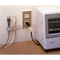 スマイルキッズ コードがわかるマグネットホルダー丸. AKN-02OR 1個（直送品）