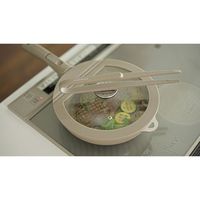 グリルパン 24cm IH・ガス火対応 SONOMA グレージュ LV-0364 1個 食洗機・オーブン対応 LIV PLUS