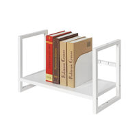 スマイル スタッキングブックスタンド 幅550mm ホワイト 722054 1台