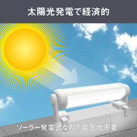 ムサシ ソーラー外壁・フェンスライト S-C1200L 1個（直送品）