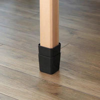 スマイルキッズ こたつの高さをあげる足 スリムブラック AKO-71BK 1個（直送品）