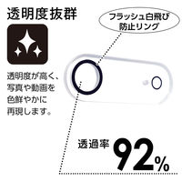 エアージェイ iPhone Air用 カメラ全面保護ガラス VG-LPC17A-1 1枚（直送品）