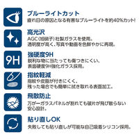 エアージェイ iPhone17用ブルーライトカット 液晶保護ガラス VGN-P25-BL 1枚（直送品）