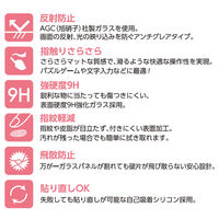 エアージェイ iPhone17用 反射&指紋防止 液晶保護ガラス VGN-P25-MT 1枚（直送品）