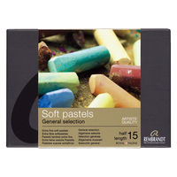 ターレンスジャパン レンブラントソフトパステルハーフスティック15色セット 473431 1個（直送品）