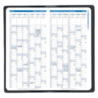 【2026年度 4月始まりダイアリー】　 クオバディス ビソプラン4　クラブ 見開き１ヶ月ブロック ブラック1冊（直送品）