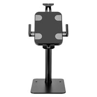 アール・エフ・ヤマカワ タブレットスタント卓上タイプ ブラック RFTS-TBK 1台（直送品）