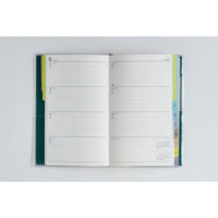 高橋書店 【2026年4月版】T'beauインデックス3 手帳判 見開き1週間 日曜始まり グリーン 653 1冊（直送品）