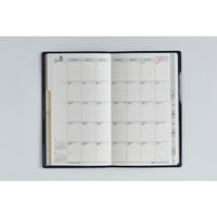 高橋書店 【2026年4月版】リベルインデックス6 手帳判 月間 月曜始まり ブルー オン ノアール 666 1冊（直送品）