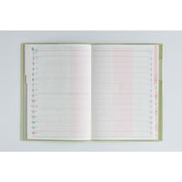 高橋書店 【2026年4月版】T'ファミリー手帳2 B6 月間 日曜始まり リュクスハーブグリーン 612 1冊（直送品）