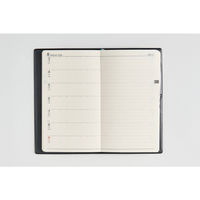 高橋書店 【2026年4月版】ニューダイアリーミニ2 手帳判 片側1週間+ノート 月曜始 黒 831 1冊（直送品）