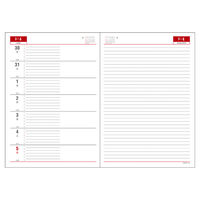 ダイゴー 【2026年4月版】デスクサイズ B6 1週間+横罫 月曜始まり ブラック E1129 1冊（直送品）