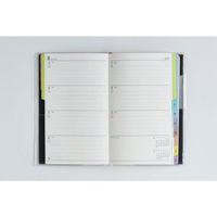 高橋書店 【2026年4月版】T'beauインデックス2 手帳判 見開き1週間 月曜始まり ブラック 652 1冊（直送品）