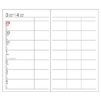 ダイゴー 【2026年4月版】手帳サイズ 見開き1週間ファミリーレイアウト 日曜始まり ブラック E1176 1冊（直送品）