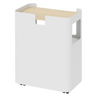 【車上渡し】アール・エフ・ヤマカワ スチール オープンワゴン3段 幅460×奥行290×高さ606ｍｍ ホワイト 1台（直送品）