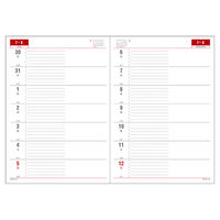 ダイゴー 【2026年4月版】デスクサイズ B5 見開き2週間 月曜始まり ブラック E1127 1冊（直送品）