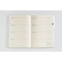 高橋書店 【2026年4月版】1年日記 B6 見開き1週間 月曜始まり 白 958 1冊（直送品）